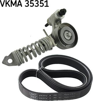 SKF VKMA 35351 - Ķīļrievu siksnu komplekts autospares.lv