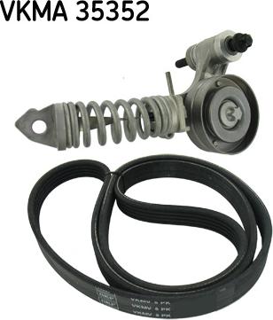 SKF VKMA 35352 - Поликлиновый ременный комплект www.autospares.lv