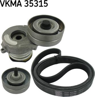 SKF VKMA 35315 - Поликлиновый ременный комплект www.autospares.lv