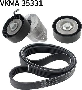 SKF VKMA 35331 - Ķīļrievu siksnu komplekts www.autospares.lv