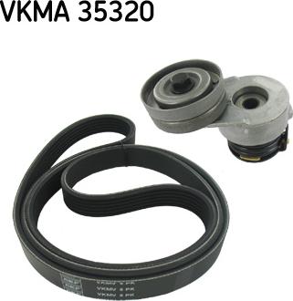 SKF VKMA 35320 - Ķīļrievu siksnu komplekts autospares.lv