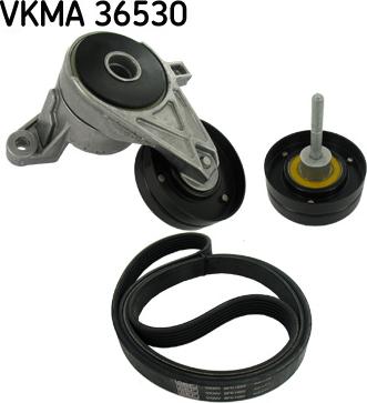 SKF VKMA 36530 - Ķīļrievu siksnu komplekts www.autospares.lv