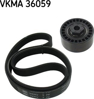 SKF VKMA 36059 - Ķīļrievu siksnu komplekts autospares.lv