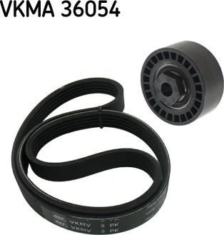 SKF VKMA 36054 - Ķīļrievu siksnu komplekts autospares.lv