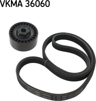 SKF VKMA 36060 - Поликлиновый ременный комплект www.autospares.lv