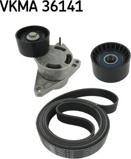 SKF VKMA 36141 - Ķīļrievu siksnu komplekts autospares.lv