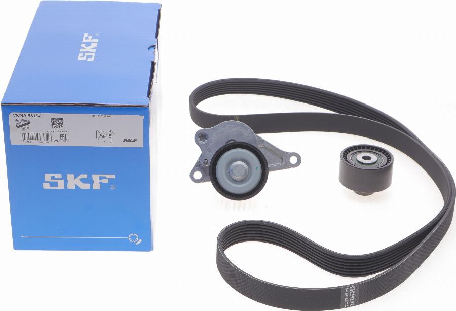 SKF VKMA 36132 - Ķīļrievu siksnu komplekts www.autospares.lv