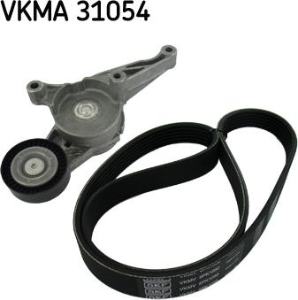 SKF VKMA 31054 - Ķīļrievu siksnu komplekts www.autospares.lv