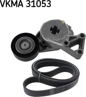 SKF VKMA 31053 - Ķīļrievu siksnu komplekts autospares.lv