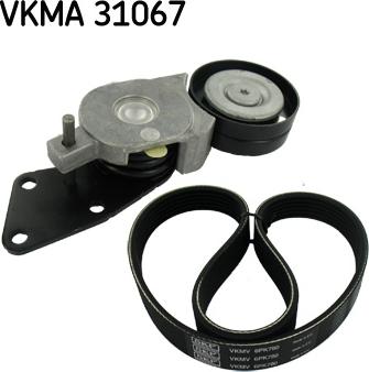 SKF VKMA 31067 - Ķīļrievu siksnu komplekts autospares.lv