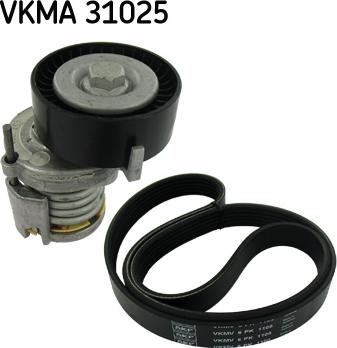 SKF VKMA 31025 - Ķīļrievu siksnu komplekts www.autospares.lv