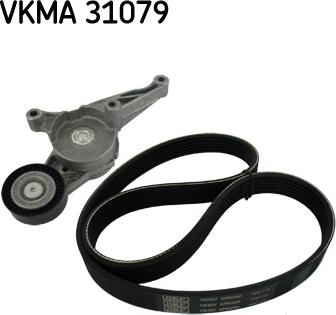 SKF VKMA 31079 - V-Ribbed Belt Set www.autospares.lv