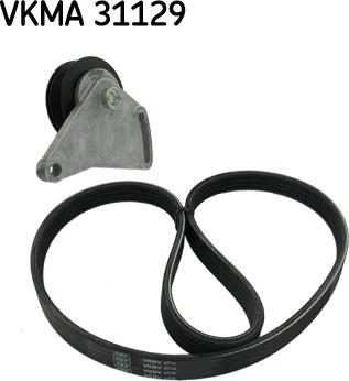 SKF VKMA 31129 - Ķīļrievu siksnu komplekts autospares.lv