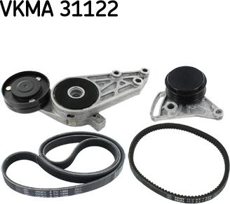 SKF VKMA 31122 - Ķīļrievu siksnu komplekts www.autospares.lv