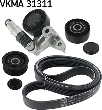 SKF VKMA 31311 - Ķīļrievu siksnu komplekts autospares.lv