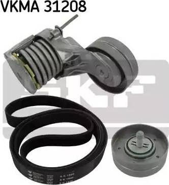 SKF VKMA 31208 - Ķīļrievu siksnu komplekts autospares.lv