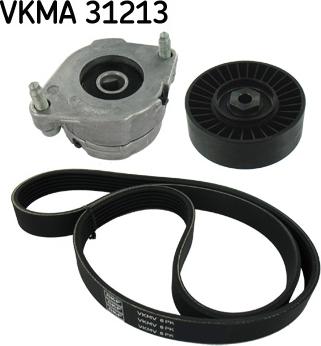 SKF VKMA 31213 - Ķīļrievu siksnu komplekts www.autospares.lv