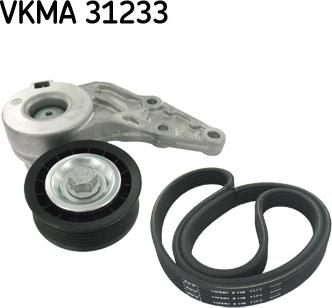 SKF VKMA 31233 - Ķīļrievu siksnu komplekts www.autospares.lv