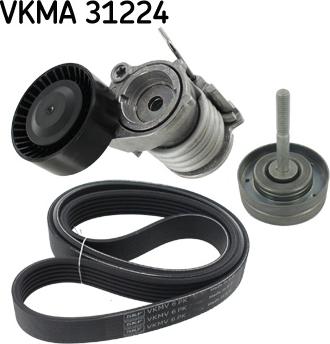 SKF VKMA 31224 - V-Ribbed Belt Set www.autospares.lv