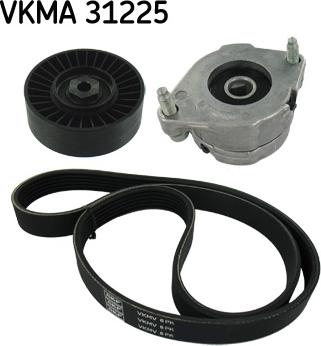 SKF VKMA 31225 - Поликлиновый ременный комплект www.autospares.lv