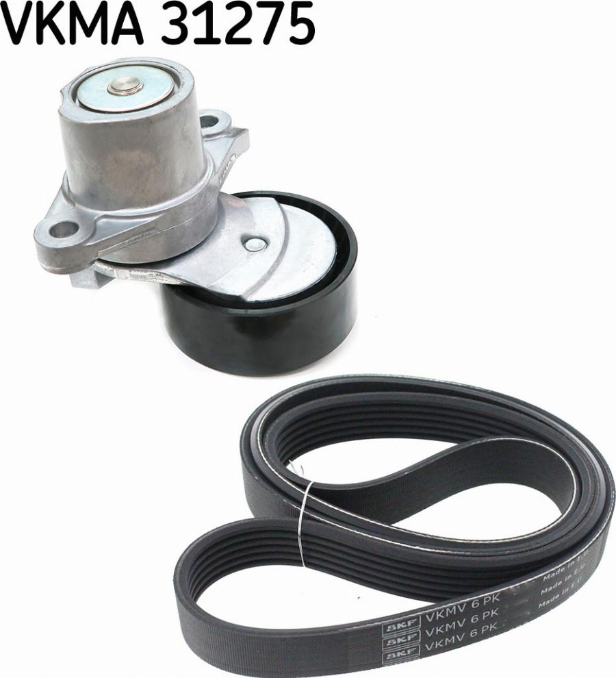 SKF VKMA 31275 - Ķīļrievu siksnu komplekts www.autospares.lv