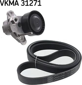 SKF VKMA 31271 - Ķīļrievu siksnu komplekts www.autospares.lv