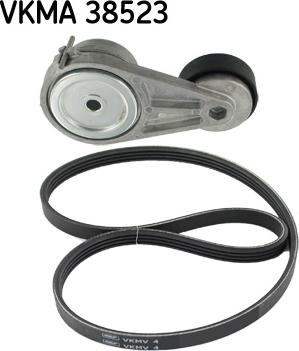 SKF VKMA 38523 - Ķīļrievu siksnu komplekts www.autospares.lv