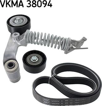 SKF VKMA 38094 - Поликлиновый ременный комплект www.autospares.lv