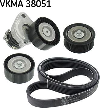 SKF VKMA 38051 - V-Ribbed Belt Set www.autospares.lv