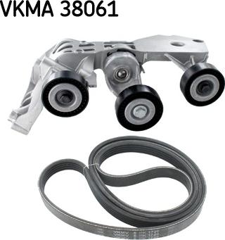 SKF VKMA 38061 - Поликлиновый ременный комплект www.autospares.lv