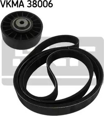 SKF VKMA 38006 - Поликлиновый ременный комплект www.autospares.lv