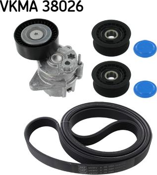 SKF VKMA 38026 - V-Ribbed Belt Set www.autospares.lv