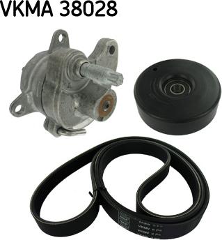 SKF VKMA 38028 - Поликлиновый ременный комплект www.autospares.lv