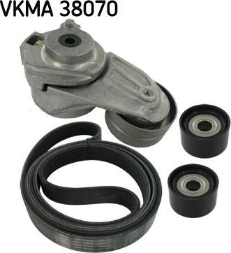 SKF VKMA 38070 - V-Ribbed Belt Set www.autospares.lv