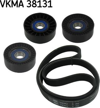 SKF VKMA 38131 - Ķīļrievu siksnu komplekts www.autospares.lv