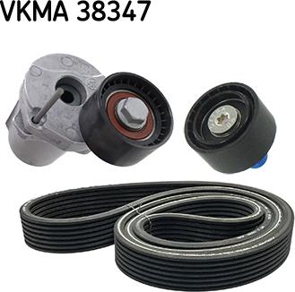 SKF VKMA 38347 - Ķīļrievu siksnu komplekts www.autospares.lv