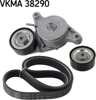 SKF VKMA 38290 - V-Ribbed Belt Set www.autospares.lv