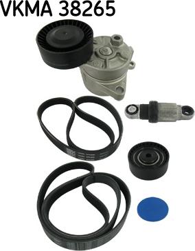 SKF VKMA 38265 - Ķīļrievu siksnu komplekts autospares.lv