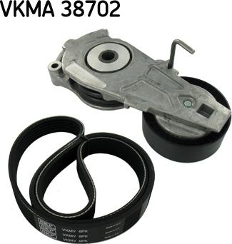 SKF VKMA 38702 - Поликлиновый ременный комплект www.autospares.lv