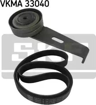 SKF VKMA 33040 - Ķīļrievu siksnu komplekts autospares.lv