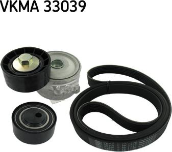 SKF VKMA 33039 - Ķīļrievu siksnu komplekts autospares.lv