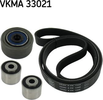 SKF VKMA 33021 - Ķīļrievu siksnu komplekts www.autospares.lv