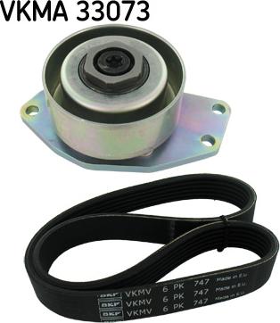 SKF VKMA 33073 - Ķīļrievu siksnu komplekts autospares.lv