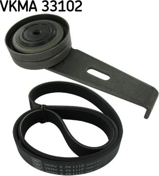 SKF VKMA 33102 - V-Ribbed Belt Set www.autospares.lv