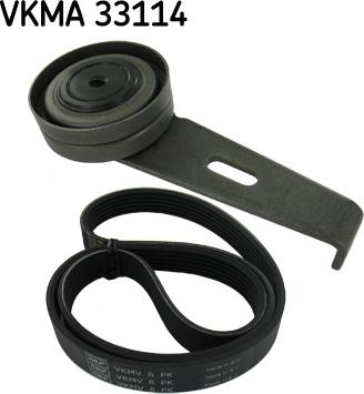 SKF VKMA 33114 - Поликлиновый ременный комплект www.autospares.lv