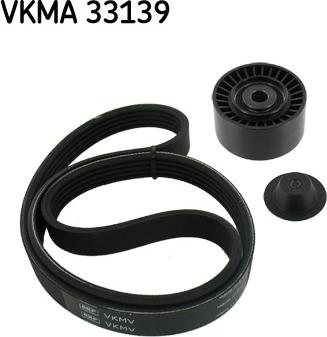 SKF VKMA 33139 - Ķīļrievu siksnu komplekts autospares.lv