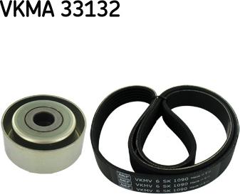 SKF VKMA 33132 - V-Ribbed Belt Set www.autospares.lv