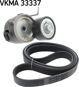 SKF VKMA 33337 - Поликлиновый ременный комплект www.autospares.lv