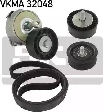 SKF VKMA 32048 - Ķīļrievu siksnu komplekts autospares.lv