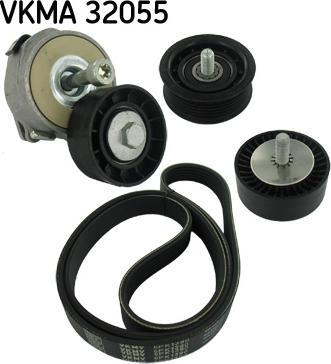 SKF VKMA 32055 - Ķīļrievu siksnu komplekts www.autospares.lv